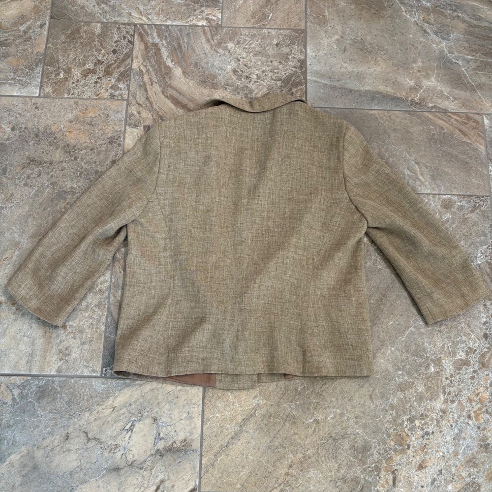 Zara Basic Blazer Jacket Business Career Button F… - image 5